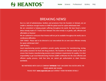 Tablet Screenshot of heantos.com